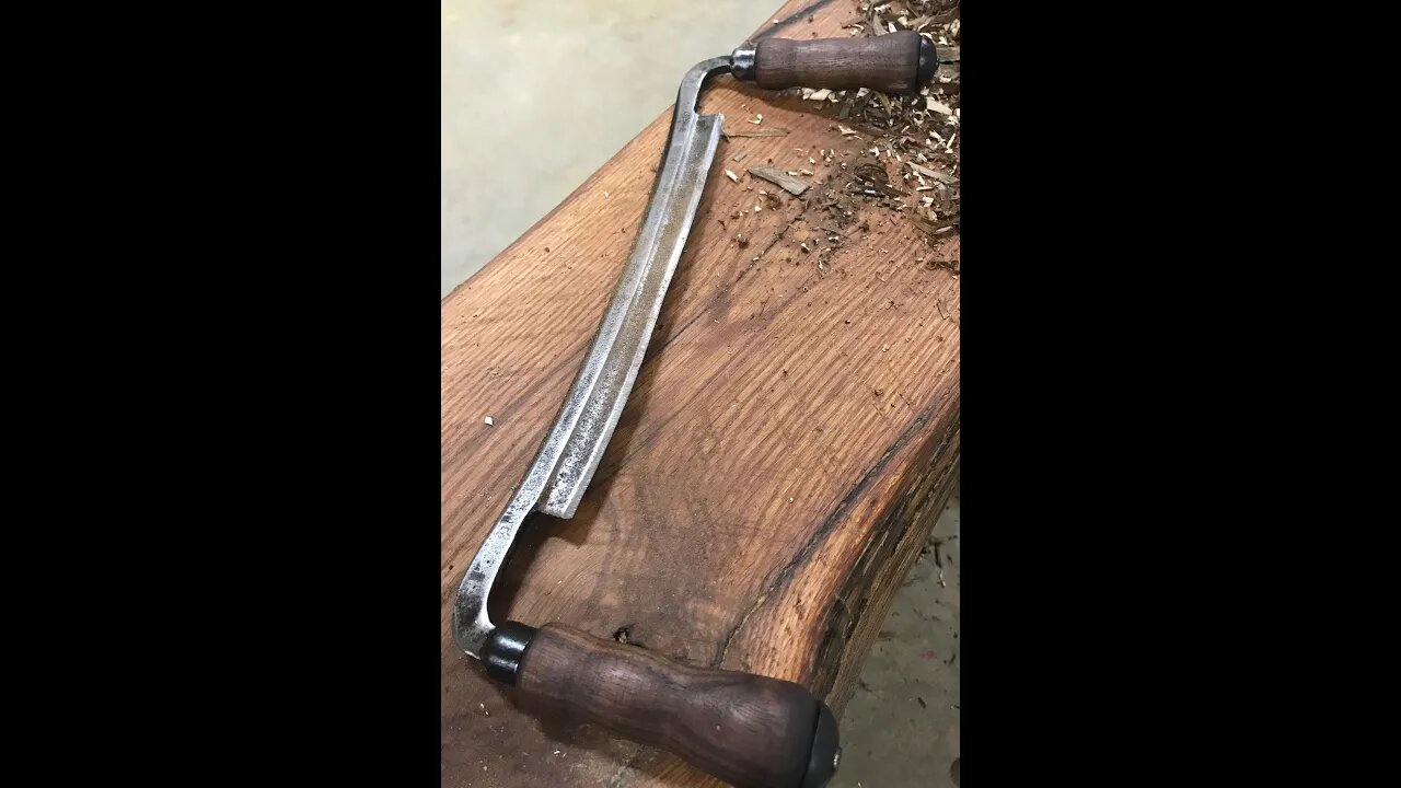 Walnut Drawknife Handles