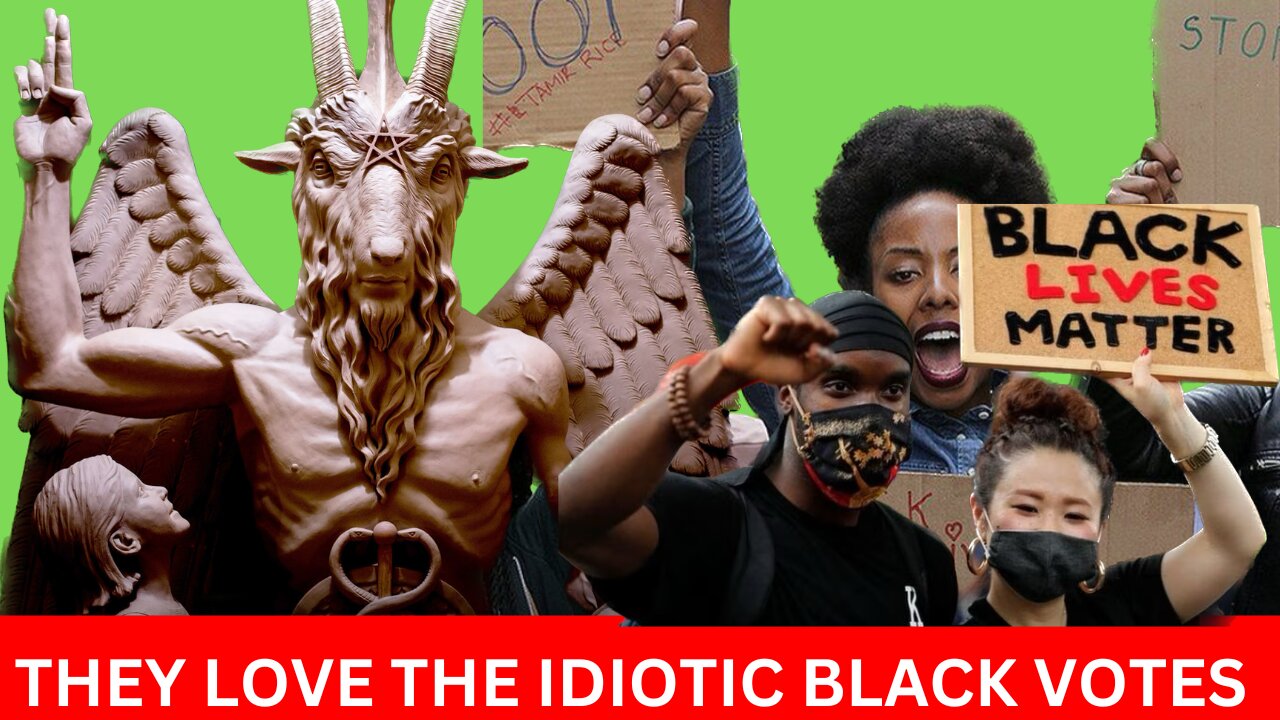 Satanic Ruling Class Loves The Votes Of Idiotic Black People