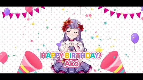 Niver da Ako-chan em BD!GBP! e.e