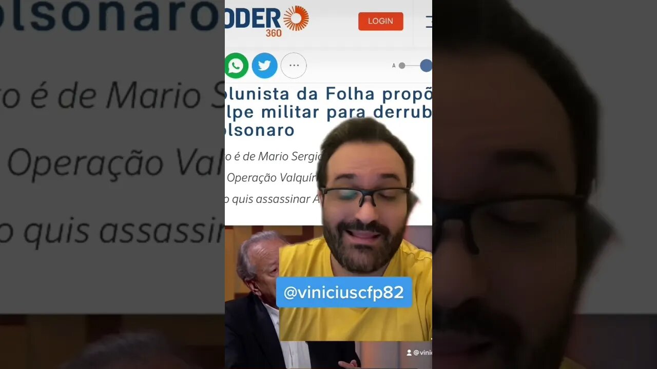 REVOLTANTE! Jornalista defendeu PUBLICAMENTE GOLPE militar contra Bolsonaro e NADA ACONTECEU P2