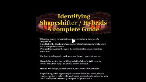 Identifying Shapeshifters / Hybrids: A Complete Guide