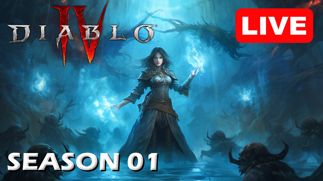 Diablo 4 Season 01 - Live on Youtube, Facebook, Instagram and Kick