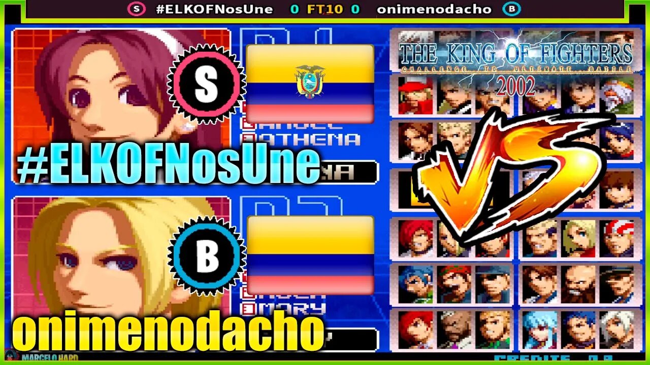 The King of Fighters 2002 (#ELKOFNosUne Vs. onimenodacho) [Ecuador Vs. Colombia]