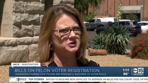 Bills to address AZ's felon voter loophole