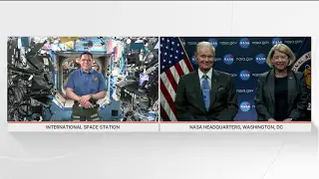 Astronaut Frank Rubio Calls NASA Leadership From Space (Official NASA Broadcast)