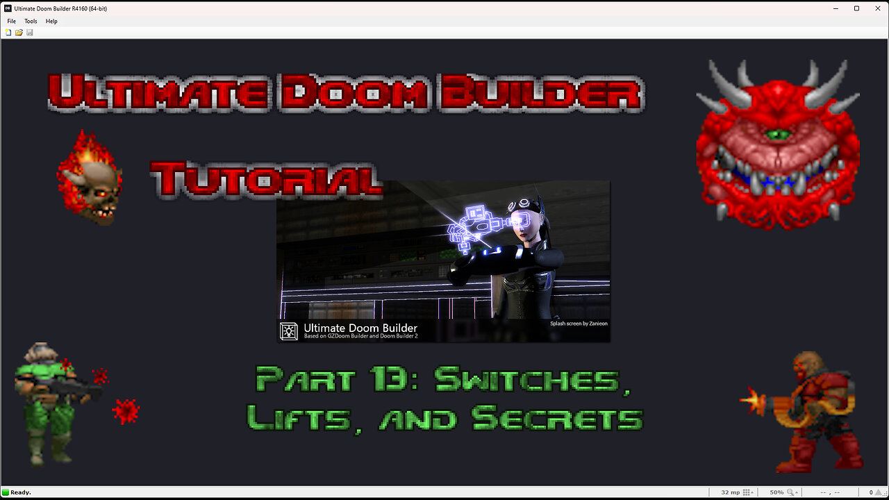 Ultimate Doom Builder Tutorial: Part 13: Switches, Lifts, and Secrets