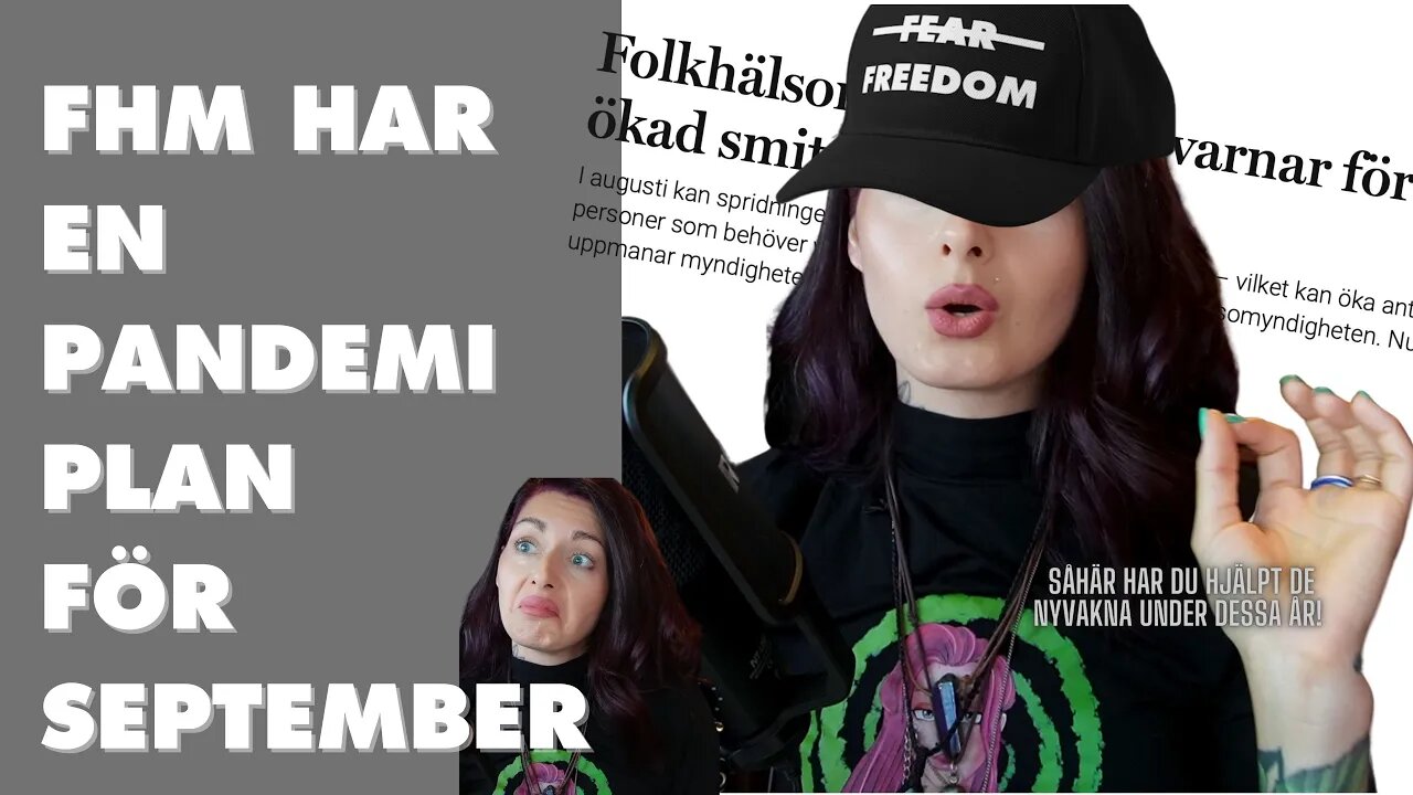 FHMs plan för pandemi i september | Ditt slit och mod visar sig nu!