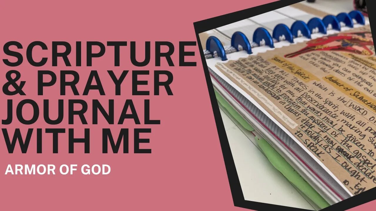 Scripture Prayer Journal with Me - Armor of God