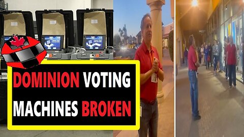 VOTING MACHINES are malfunctioning