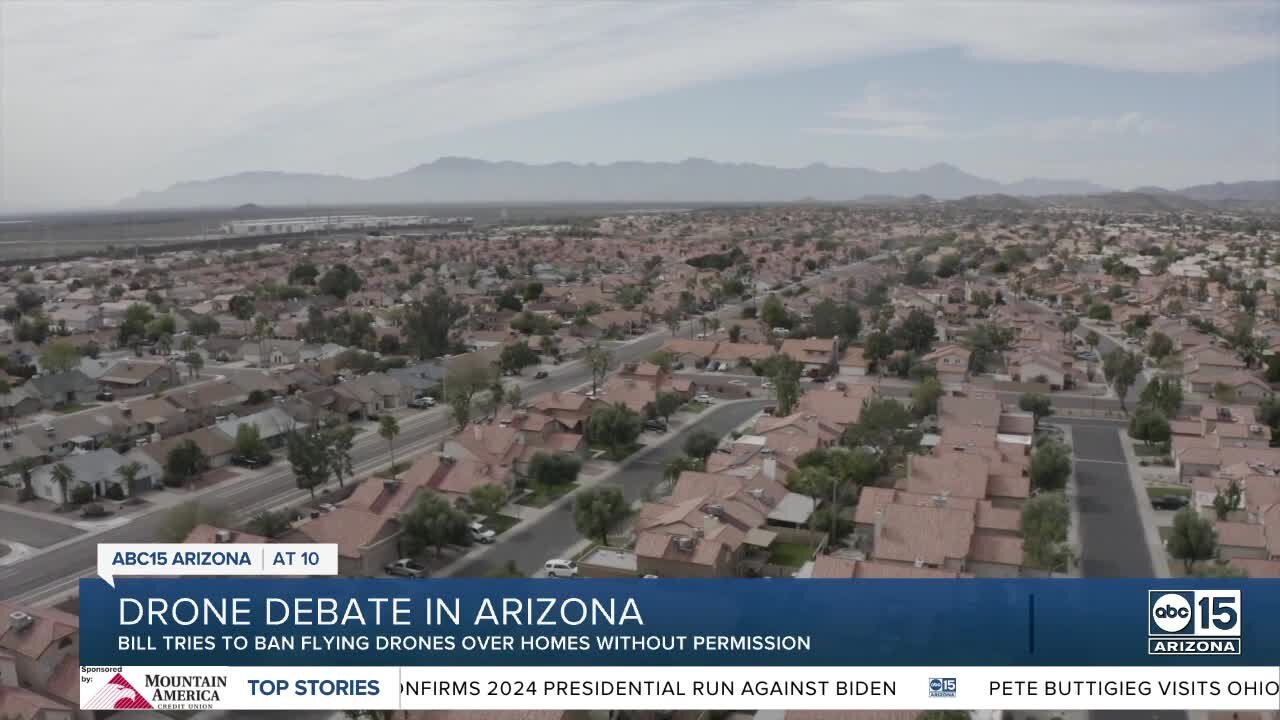 AZ legislature to vote on bill banning drone flights over homes