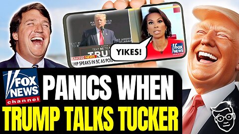 Fox News FORCED To CUT Live-Feed When Trump Talks Tucker's VIRAL Views | 'Biggest Interview EVER!'