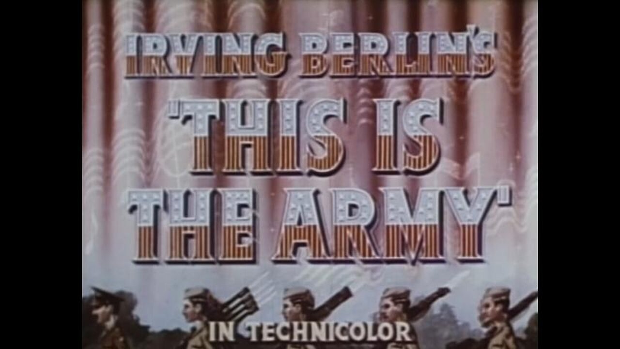 This is the Army: (1943) Color Musical starring Ronald Reagan, Joan Leslie