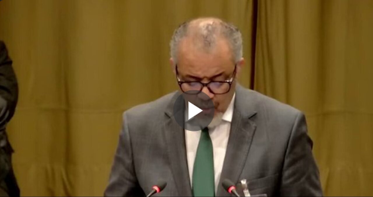 WHO Director-General: "The climate crisis is... among the most significant health...