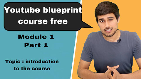 Dhruv Rathee Youtube Blueprint | Premium Course Free| Introduction to the course