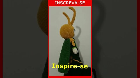 Loki receita amigurumi grátis passo a passo #shorts