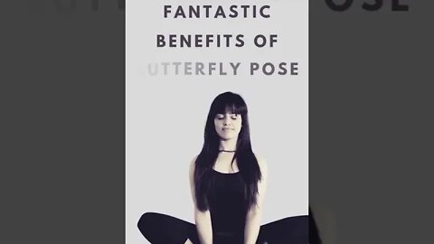 The Butterfly Pose is Surprisingly Healthy || #yoga || #shorts || #healthy