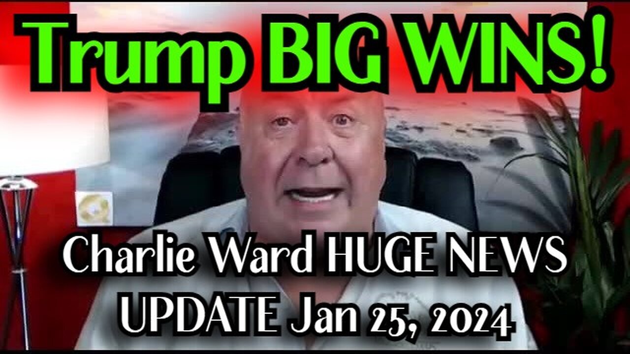 Charlie Ward HUGE NEWS UPDATE 1/27/24..