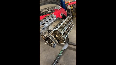 Over heated ‼️Rang rover 5.0 supercharged engine disassembly