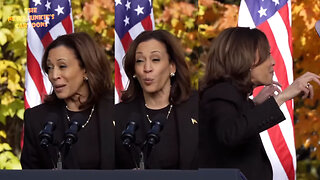 Kamala Harris believes that acting like an obnoxious drunk woman nobody wants to be around will help her to get elected.