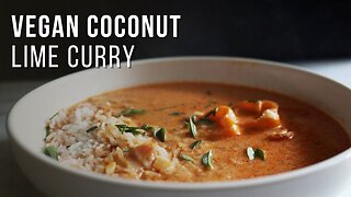 vegan coconut lime curry