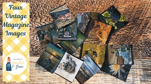 Faux Vintage Magazine Images, easy vintage images for journals