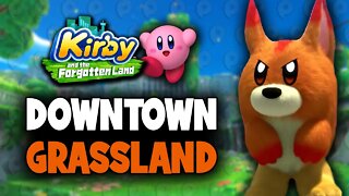 Kirby and the Forgotten Land - Nintendo Switch / Downtown Grassland