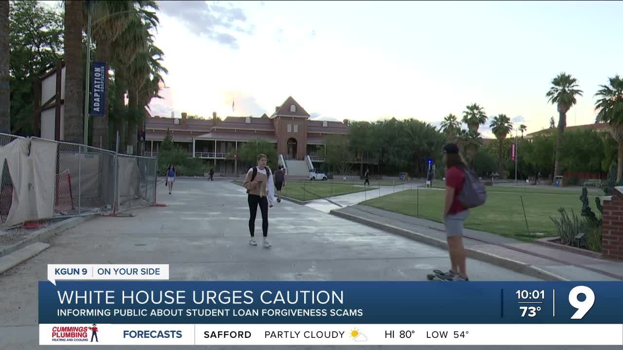Biden administration urges caution with student loan forgiveness scams