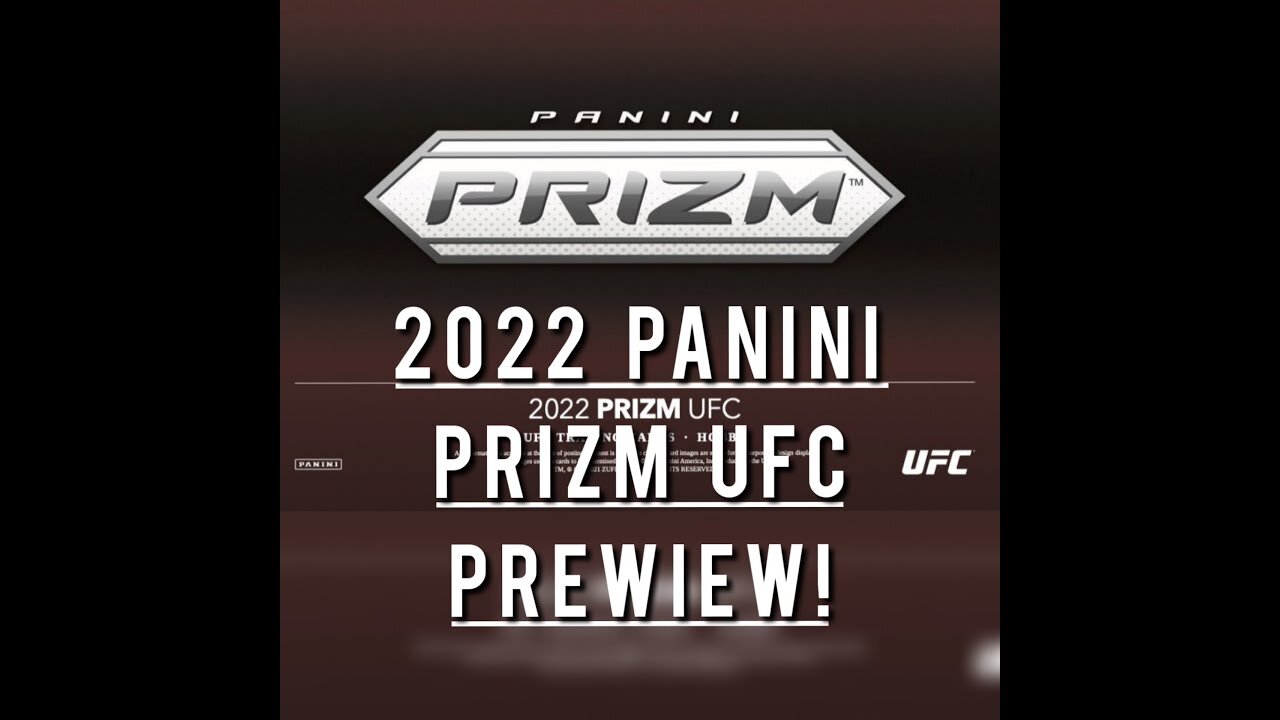 2022 Panini Prizm UFC trading cards preview! Paddy Pimbett first card!