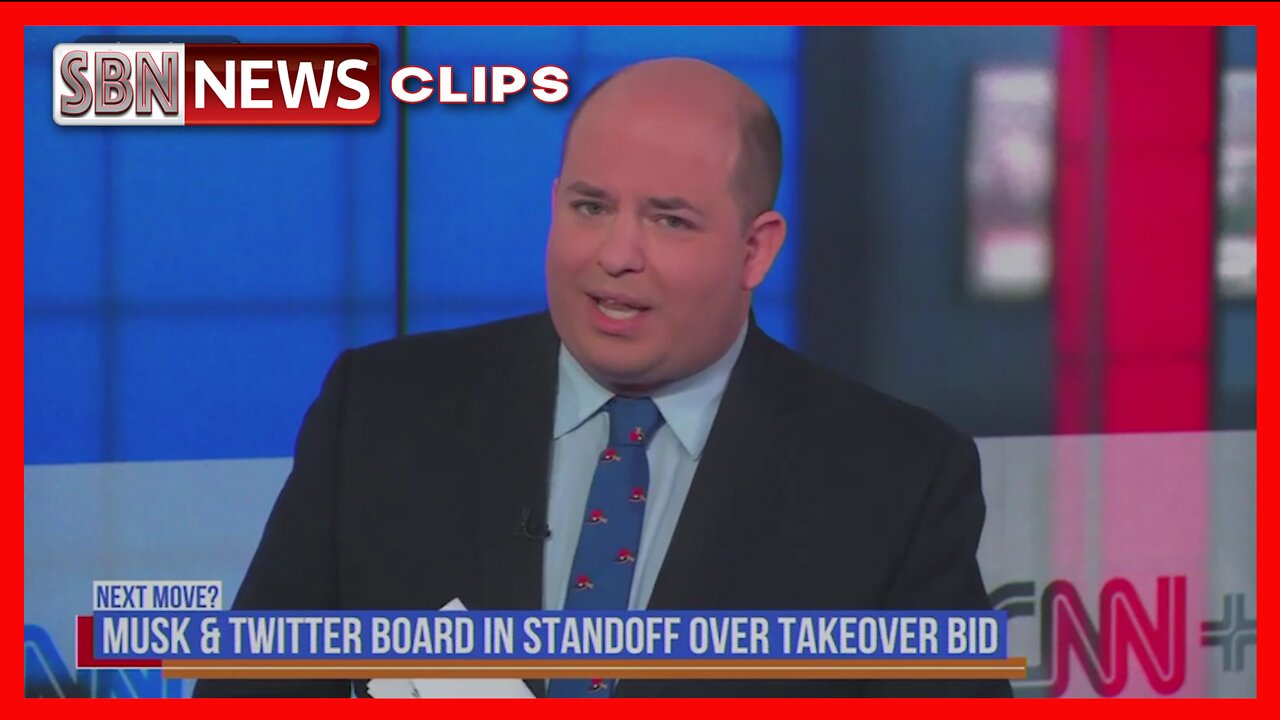 BRIAN STELTER PANICS OVER PROSPECT OF MUSK BRINGING FREE SPEECH BACK TO TWITTER [#6194]