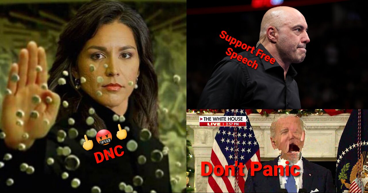 Tulsi Gabbard Flips Off DNC, Joe Rogan & Free Speech, Biden Admits Conflict Escalation