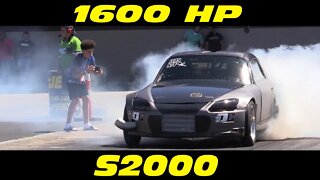 1600 HORSEPOWER 7 Second Honda S2000 at Import Face Off