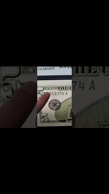 Rare $5 Dollar Bill Mistake! #shorts