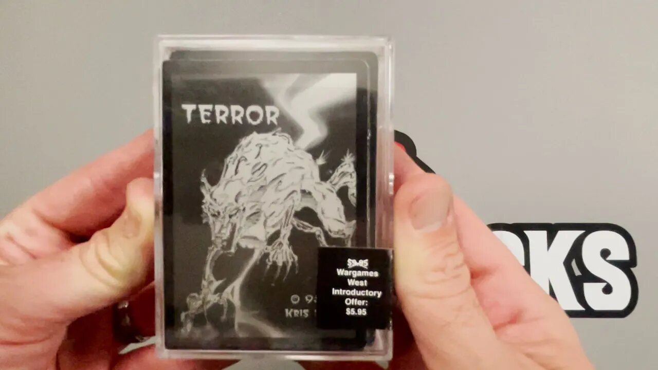 Terror by Kris Silver CCG/TCG Starter Deck Opening