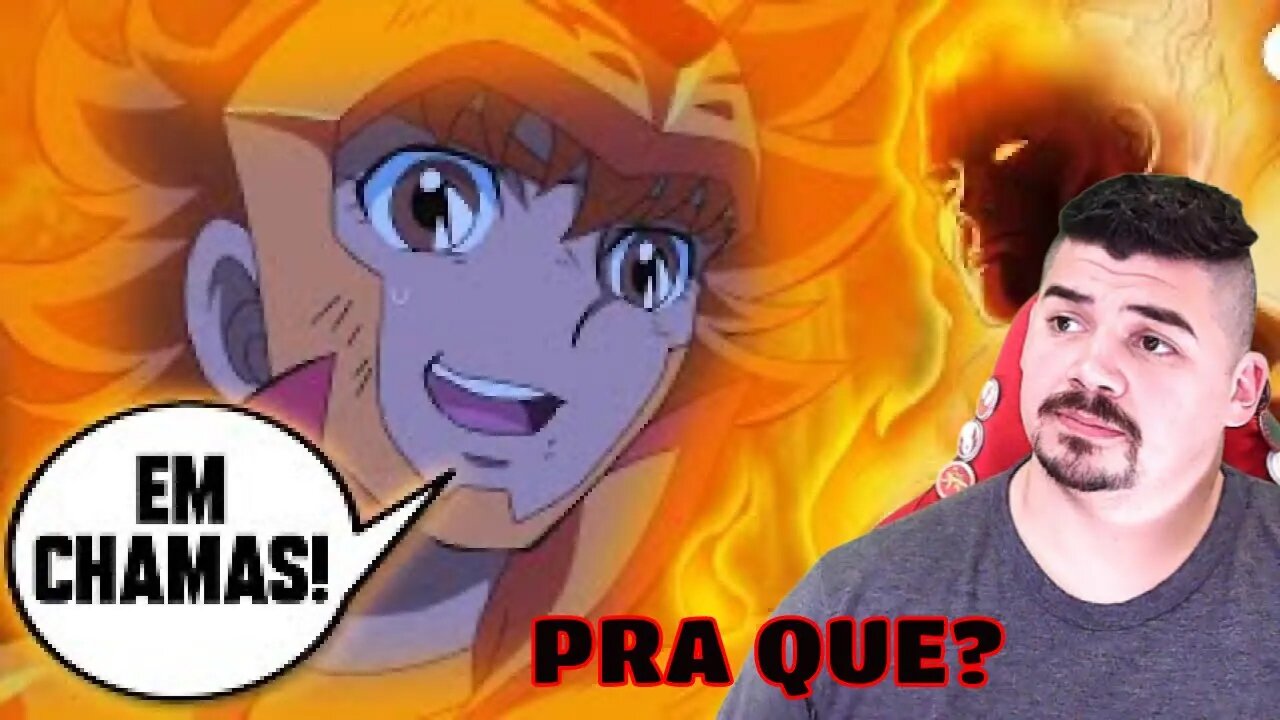 REACT UMA QUASE ANÁLISE DO EP 02 DE CDZ ÔMEGA! APRENDIZ DE TOCHA HUMANA! MELHOR DO MUNDO