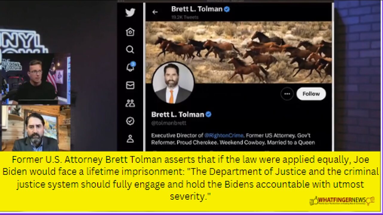 Former U.S. Attorney Brett Tolman asserts that if the law were applied equally