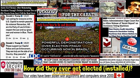 Powerful Demonstrations Over Election Fraud Occurring Now In Brazil (Related links in description)