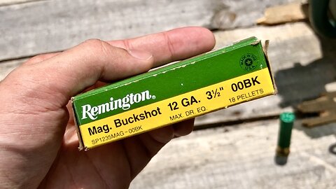 Remington 12 Gauge 3.5” 18 Pellet 00 Buck Range Testing