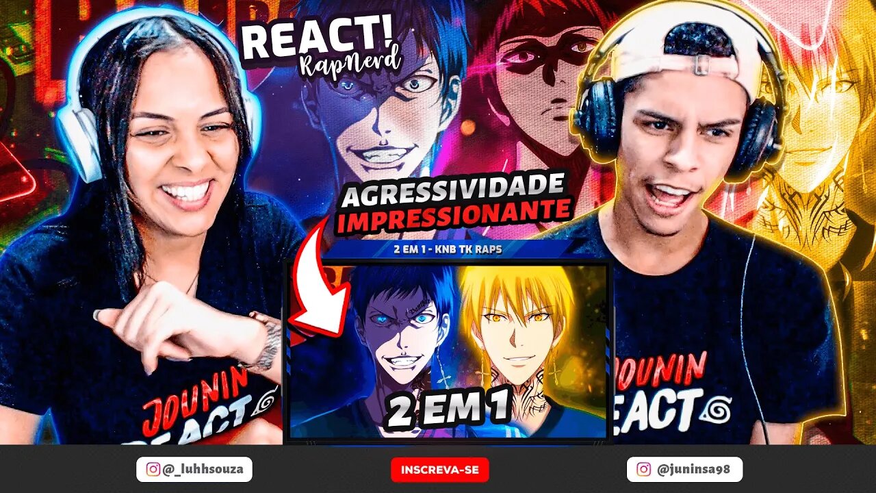 2 em 1 Rap Se Curve (Aomine e Kise) | Se Ajoelhe (Akashi e Aomine) Ft.Flash Beats TK RAPS [React] 🔥