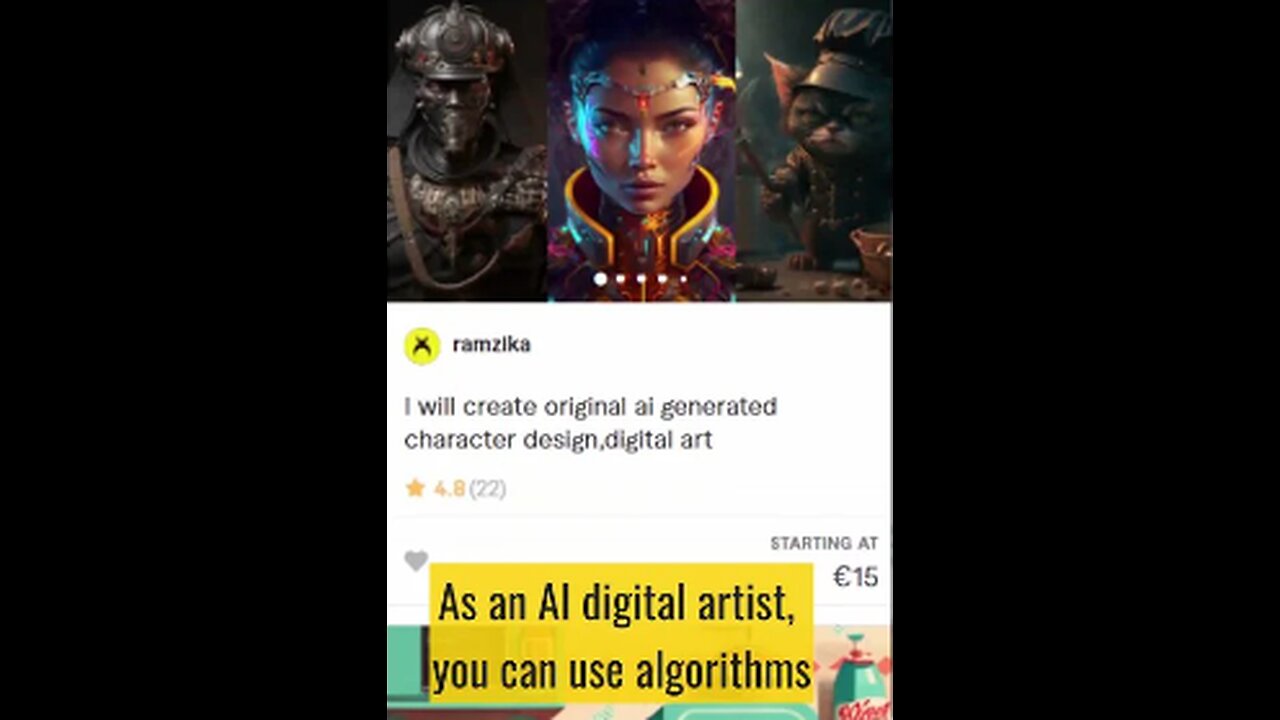 3 Ways to make money online with AI digital art 2023 method