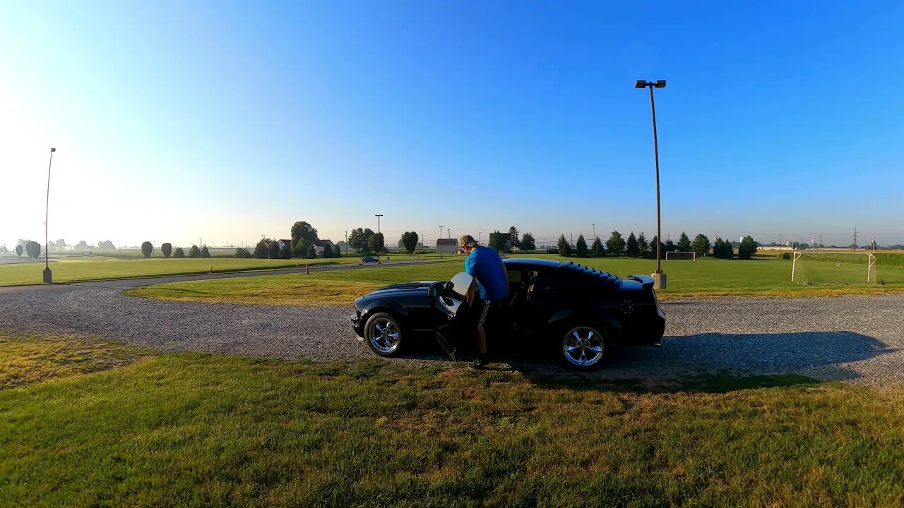 Revving My 2008 4.0 V6 mustang With LongTUBE Headers NO CATS High Flow X Pipe CherryBomb GLASSPACKS