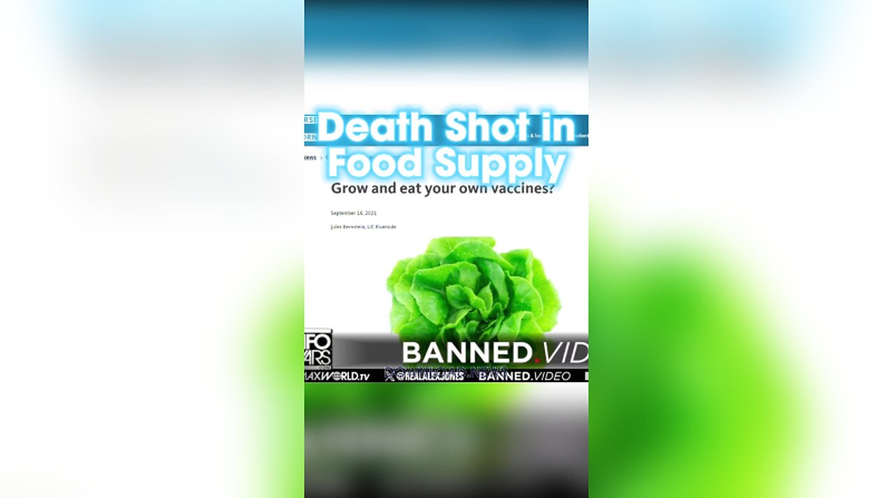 Alex Jones: Globalists Poisoning The Food Supply With The Death Shot - 1/14/24