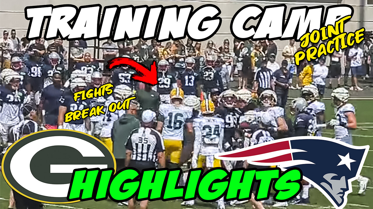 Reacting to Packers TRAINING CAMP Joint Practice w/ Patriots Highlights! Day 2