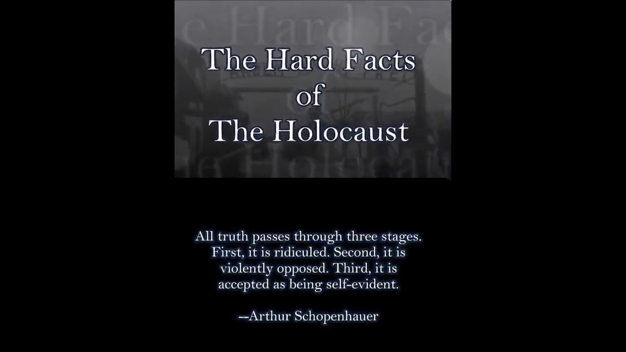 THE HARD FACTS OF THE HOLOCAUST HOAX