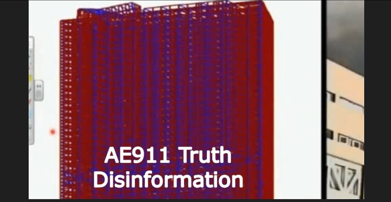 Building 7 Collapse Compared To The Fake Simulation Video Done By AE911Truth