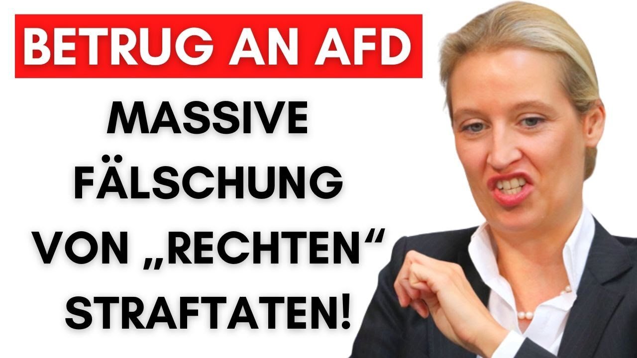 Faeser fälscht tausende Straftaten, um AfD zu schaden!@Alexander Raue🙈