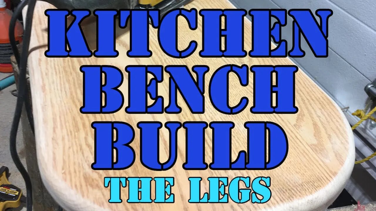 Kitchen Bench Build - The Feet of the Bench - Leveling