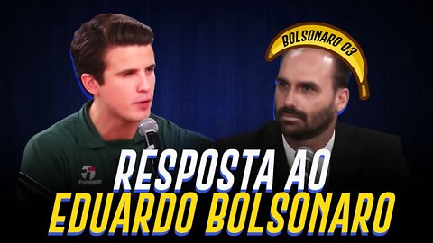 MINHA RESPOSTA AOS ATAQUES DE EDUARDO BANANINHA BOLSONARO