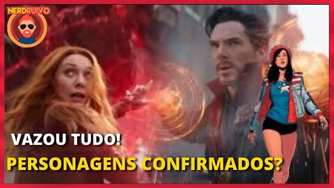 SPOILERS: NOVOS VAZAMENTOS DO FILME DOUTOR ESTRANHO NO MULTIVERSO DA LOUCURA