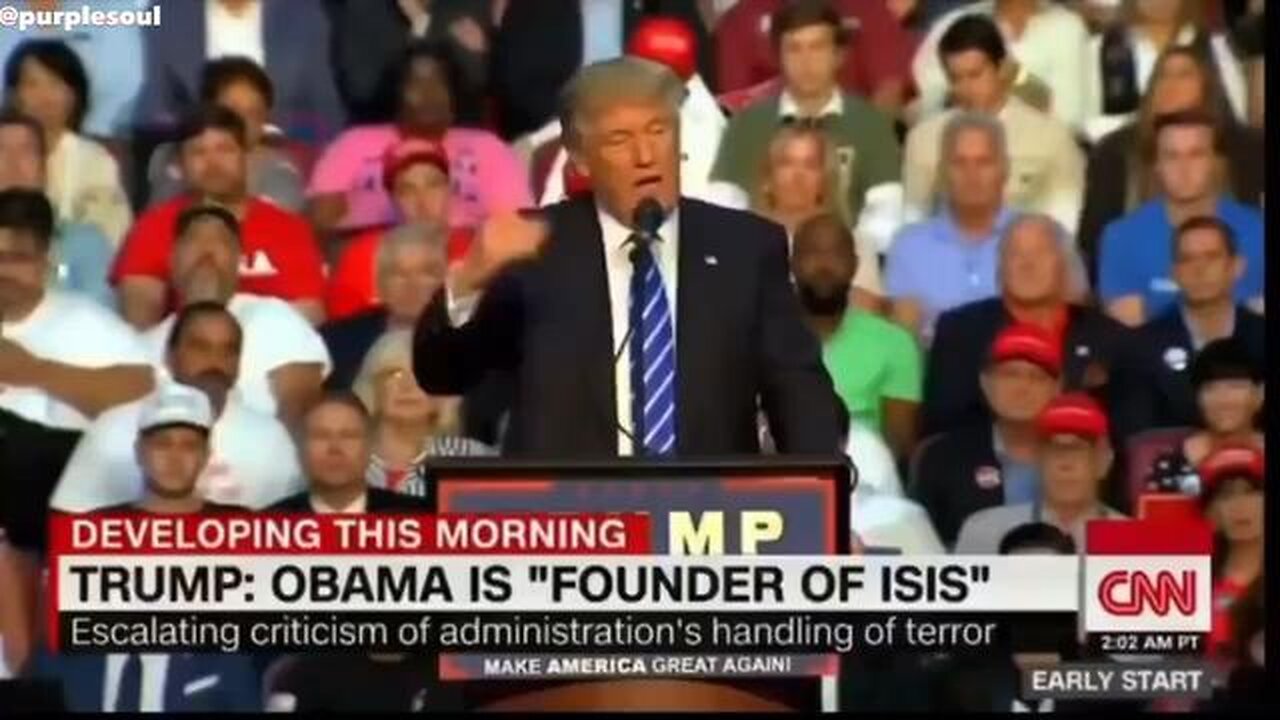 Trump: The Founder of ISIS. Barack Obama