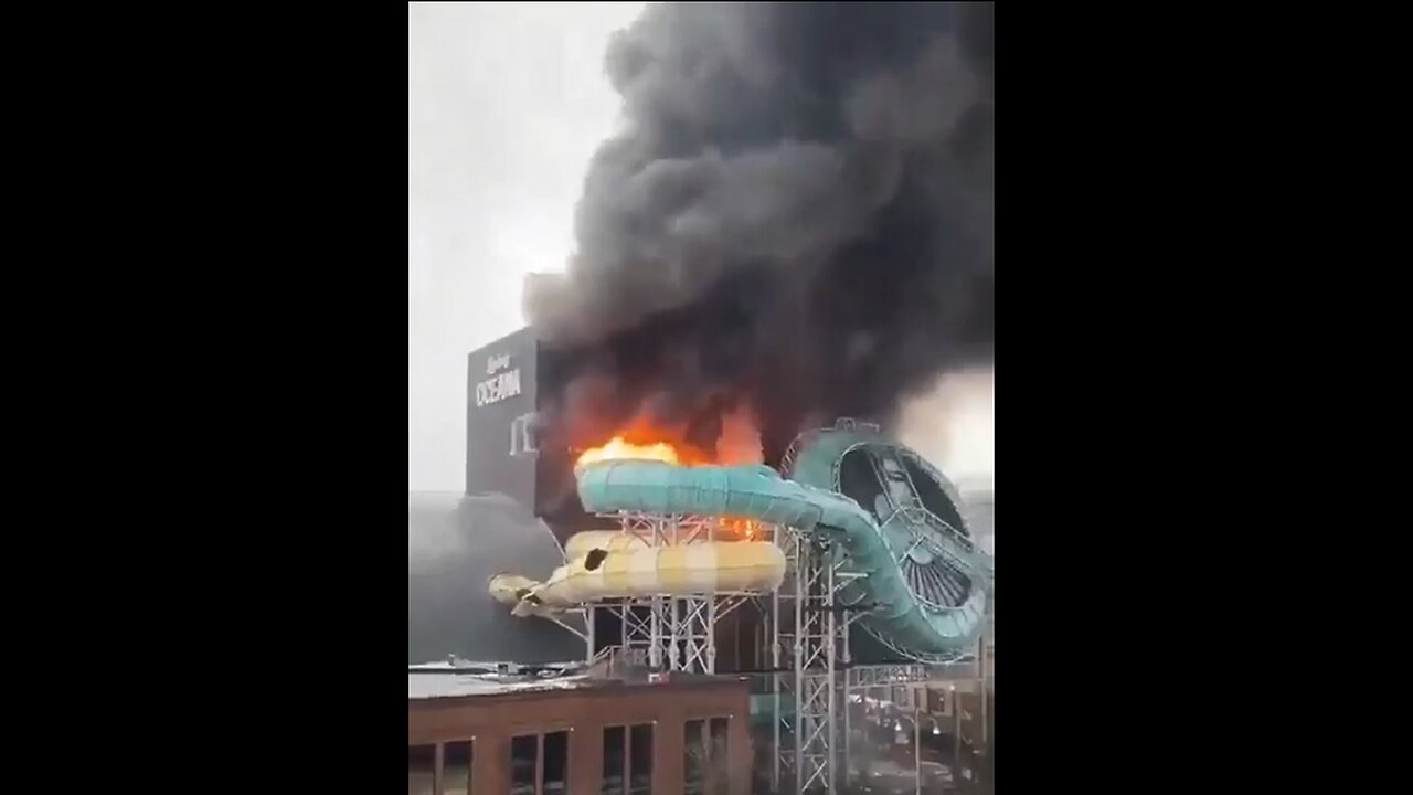 Large fire at Sweden's biggest amusement park in Gothenburg